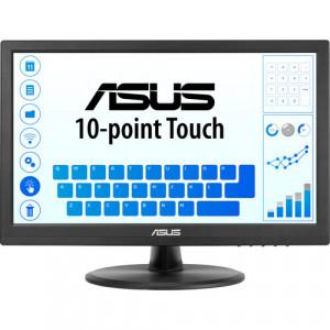 ASUS VT168HR Monitor - 15.6" WXGA (1366 x 768), TN, Tilt, Wall-Mount, HDMI, VGA, 220 nits, 60 Hz Multi-Touch