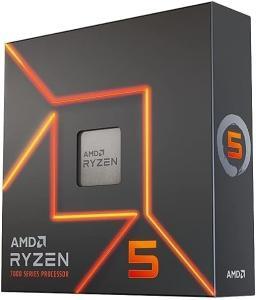 AMD Ryzen 5-7600X Processor - 32M Cache, 6 Core, 12 Thread, Up to 4.7GHz (Unlocked)