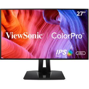 VIEWSONIC VP2768A Monitor - 27" QHD (2560 x 1440), IPS, Tilt, Height, Swivel, HDMI, DP, USB-C, 350nits, 60Hz