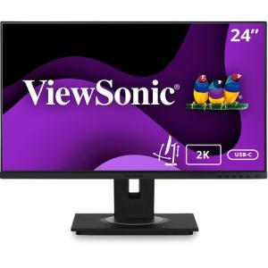 VIEWSONIC VG2455-2K Monitor - 24" QHD (2560 x 1440), IPS, Tilt, Height, Swivel, Pivot, HDMI, DP, USB-C, 250nits , 60Hz