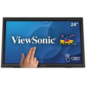 VIEWSONIC TD2423D Monitor - 24" FHD (1920 x 1080), VA, Tilt, HDMI, DP, VGA, 250nits, 60Hz, Multi-Touch