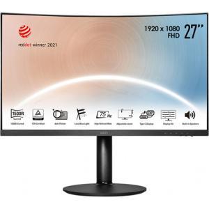 MSI MODERN MD271CP Curved Monitor - 27" FHD (1920 x 1080), VA, Height, Tilt, Swivel, HDMI, USB-C, 250 nits, 75 Hz