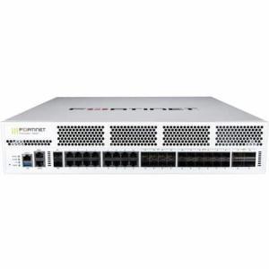 Fortinet FortiGate FG-1800F-DC NGFW Manageable Firewall - 198 Gbit/s Firewall Throughput, SSL, AES (256-bit), SHA-256, TLS 1.3, 10000 VPN, 16 x RJ45 Ports, 26 x Expansion Slots