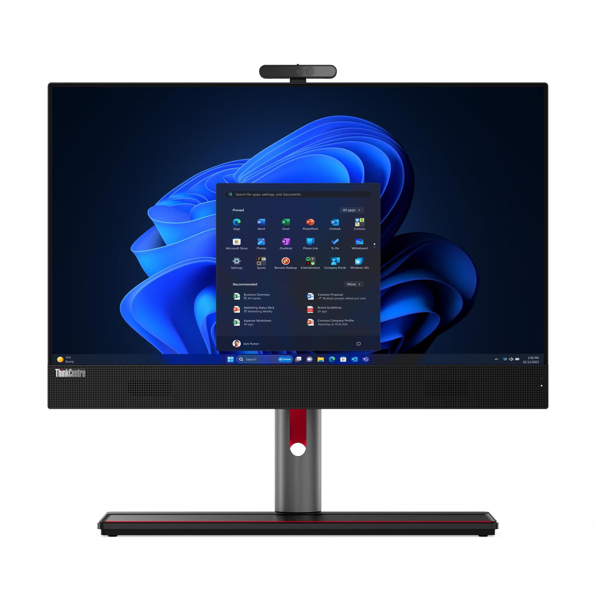 LENOVO THINKCENTRE M90A GEN 5 All in One - 13th Gen i7-13700, 16GB, 512GB SSD, 24" FHD (Arabic Keyboard)
