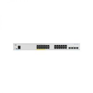 Cisco Catalyst 1000 Switch - 56 Gbps Switching Bandwidth, 41.67 Mpps Throughput, 24 x PoE+ RJ45 Ports, 4 x SFP (uplink)