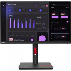 LENOVO THINKVISION T24i-30 MONITOR - 23.8 FHD 1920 x 1080, IPS LED, HDMI, VGA, DP