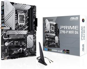 ASUS PRIME Z790-P Motherboard - Intel Socket LGA1700, Z790, 4 x DIMM, 3 x M.2 slots, DP, HDMI, 192 (128+64) Mb Flash ROM