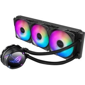 ASUS ROG STRIX LC II 360 ARGB Cooling - PWM, DC, 3 x Fan Slots, Intel LGA 1700, 1200, AMD AM5, AM4, TR4