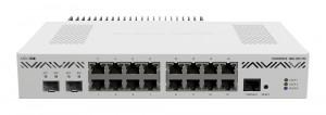 MikroTik CCR2004-16G-2S+PC Wired Router - Wired for Home and Office, 16 x Gigabit Ethernet Ports, SFP+ port