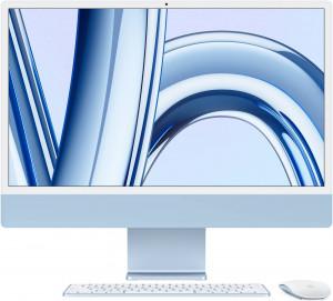 APPLE Z19K00187 (2024) iMac - M3 Chip 8‑Core CPU, 16GB, 1TB SSD, 10-Core GPU | 16-Core Neural Engine, 24" 4.5K (4480 x 2520) (Blue)