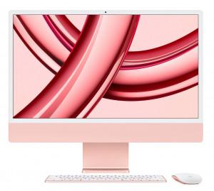 APPLE MQRD3LL/A (2024) iMac - M3 chip 8‑Core CPU, 8GB, 256GB SSD, 8-Core GPU | 16-Core Neural Engine, 24" 4.5K (4480 x 2520) (Pink)