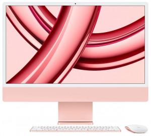 APPLE MQRU3LL/A (2024) iMac - M3 Chip 8‑Core CPU, 8GB, 512GB SSD, 10-Core GPU | 16-Core Neural Engine, 24" 4.5K (4480 x 2520) (Pink)