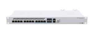 MikroTik (CRS312-4C+8XG-RM) Switch - 1 x Fast Ethernet ports, 4 x Combo 10G Ethernet/ SFP+ ports, 8 x 1G/2.5G/5G/10G Ethernet ports