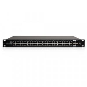 Ubiquiti (ES-48-500W) Switch - 48 x Gigabit Ethernet Ports RJ45, 2 x SFP+ 10 GbE, 2x SFP Gigabit Ethernet