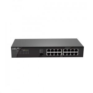 Ruijie (RG-ES116G) Unmanaged Switch - 16 x Gigabit Ethernet Base-T Ports