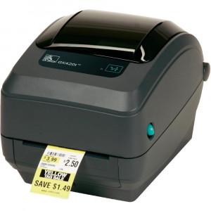 ZEBRA GK42-102220-000 Barcode Label Printer - 8MB, 4MB, Thermal Transfer, 203 dpi, Tear-Off