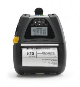 ZEBRA QN4-AU1AEM11-00 Portable Barcode Label Printer - 128MB, 256MB, Direct Thermal, 203 dpi, LCD Display