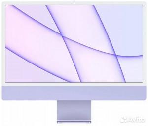 APPLE Z19P000MA iMac - M3 Chip 8-Core CPU, 8GB, 256GB SSD, 10-Core GPU | 16-Core Neural Engine, 24″ 4.5K (4480 x 2520) (Purple)