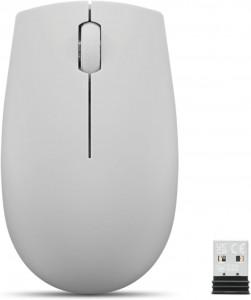 LENOVO 300 Wireless Compact Mouse - Optical Sensor, 1000 DPI, 3 Button, 2.4 GHz Wireless via Nano USB-A Receiver