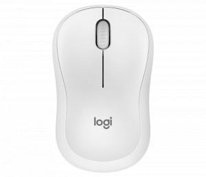 LOGITECH M240 Bluetooth Mouse - Smooth Optical Tracking, 400-4000 DPI, 3 Button, Bluetooth Low Energy Technology (White)