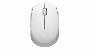 LOGITECH M171 Wireless Mouse - Smooth optical tracking, 1000± DPI, 3 Button, 2.4 GHz wireless (Off-White)