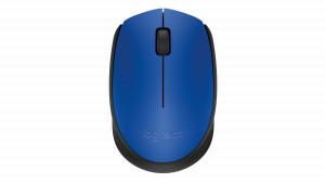 LOGITECH M171 Wireless Mouse - Smooth optical tracking, 1000± DPI, 3 Button, 2.4 GHz wireless (Blue)