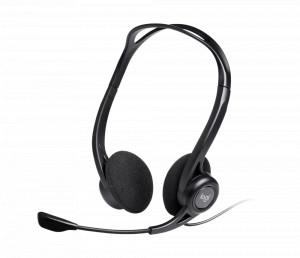 LOGITECH 960 Wired Headset - Bi-directional, 32 Ohms, 100 Hz - 10 KHz