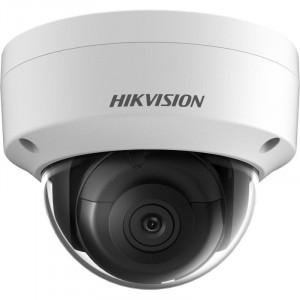 Hikvision AcuSense Vandal Fixed Dome Camera - 6MP (3200 × 1800), 1/2.4" Progressive Scan CMOS, 2.8 and 4 mm optional Lens, PoE Connect power, Water and Dust Resistant, Audio and alarm