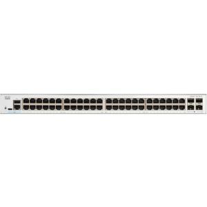 CISCO Catalyst C1300 Managed Switch - 104 Gbps Switching Capacity, Throughput up to 77.38 Mpps, 48 x RJ45, 4 x SFP