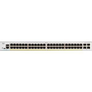 CISCO Catalyst C1300 Managed Switch - 176 Gbps Switching Capacity, Throughput up to 130.94 Mpps, 740W PoE Capability, 48 x RJ45, 4 x SFP+