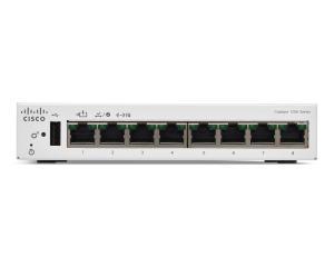 CISCO Catalyst C1200 Managed Switch - 16 Gbps Switching Capacity, Throughput up to 11.90 Mpps, 8 x RJ45