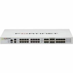 Fortinet FortiGate Manageable Firewall - 79.50 Gbit/s Firewall Throughput, Intrusion Prevention, SSL, AES (256-bit), RSA 2048-bit, SHA-256, TLS 1.3, 5000 VPN, 16 x RJ45 Ports, 16 x Expansion Slots