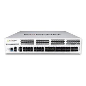 Fortinet FortiGate FG-1801F NGFW Manageable Firewall - 198 Gbit/s Firewall Throughput, AES (256-bit), SHA-256, 10000 VPN, 16 x RJ45 Ports, 26 x Expansion Slots