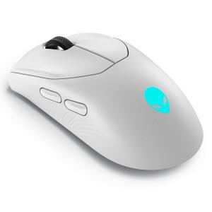 Dell Alienware AW720M Tri-mode Wireless Gaming Mouse - 8 Buttons, 26000 DPI, Lunar Light, 2.4 GHz