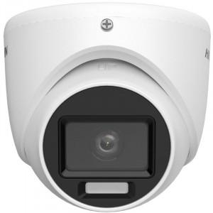 Hikvision Smart Hybrid Light Fixed Turret camera - 2MP (1920×1080), CMOS Sensor, 2.8 mm 3.6 mm Lens, Water and Dust Resistant, Built-in Microphone