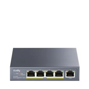 Cudy GS1005P Switch - 10 Gbps switching Bandwidth, Throughput up to 7.44 Mpps, 5 x RJ45