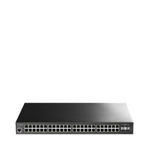 Cudy GS2048PS4 Managed Switch - 176 Gbps switching Bandwidth, Throughput up to 130.944 Mpps, 44 x PoE+ Ethernet Ports, 4 x PoE++ Ethernet Ports, 4× 10G SFP+