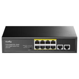 Cudy GS1010P Switch - 20 Gbps Switching Capacity, Throughput up to 14.88 Mpps, 10 x Gigabit RJ45 Ports