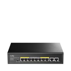 Cudy GS1010PE Switch - 20 Gbps Switching Capacity, Throughput up to 14.88 Mpps, 10 x RJ45 Ports