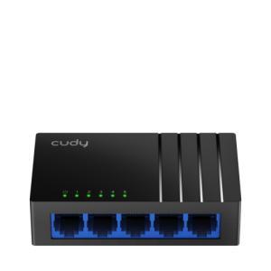 Cudy GS105D Unmanaged Switch - 10 Gbps Switching Capacity, Throughput up to 7.44 Mpps, 5 x RJ45 Ports