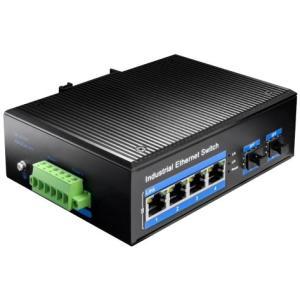 Cudy IG1004S2 Switch - 20 Gbps switching Bandwidth, Throughput up to 15 Mpps, 4 x Gigabit RJ45, 2 x SFP Ports