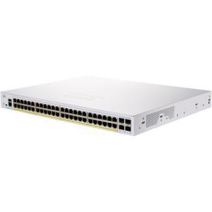 CISCO Catalyst CBS350 Switch - 176 Gbps Switching Capacity, Throughput up to 130.94 Mpps, 48 x RJ45, 4 x SFP+