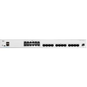 CISCO Catalyst C1300 Switch - 480 Gbps Switching Capacity, Throughput up to 357.14 Mpps, 12 x RJ45, 12 x SFP+