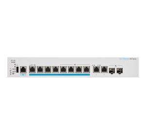 CISCO Catalyst CBS350 Switch - 80 Gbps Switching Capacity, Throughput up to 29.76 Mpps, 240W PoE Capability, 8 x RJ45