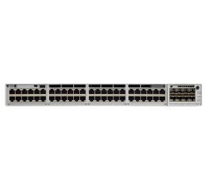 CISCO Catalyst C9300 Switch - 256 Gbps Switching Capacity, Throughput up to 190.48 Mpps, PoE Capability 822W, 48 x UPOE RJ45, Network Essentials