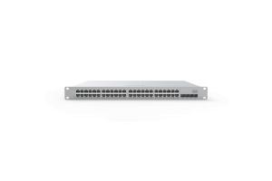 CISCO Catalyst MS250 Switch - 176 Gbps Switching Capacity, Throughput up to 127.98 Mpps, 370W PoE Capability, 48 x PoE+ RJ45, 4 x SFP+