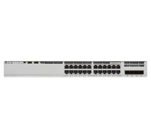 CISCO Catalyst C9200L Switch - 128 Gbps Switching Capacity, Throughput up to 95.23 Mpps, 370W PoE Capability, 24 x RJ45, Network Advantage