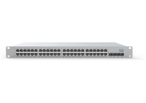 CISCO Meraki MS210 Switch - 176 Gbps Switching capacity, Throughput up to 77.38 Mpps, 740W PoE Capability, 48 x PoE+ RJ45, 4 x SFP+ uplink