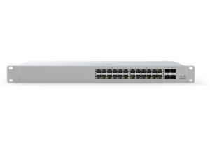 CISCO Meraki MS125 Switch - 128 Gbps Switching capacity, Throughput up to 95.23 Mpps, 370W PoE Capability, 24 x RJ45, 4 x SFP+