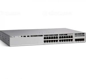 CISCO Catalyst C9300L Switch - 56 Gbps Switching capacity, Throughput up to 41.66 Mpps, 505W PoE Capability, 24 x PoE+ RJ45, 4 x SFP uplink